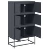 vidaXL Ντουλάπι Ανθρακί 68,5x38,5x123,5 εκ. από Ατσάλι