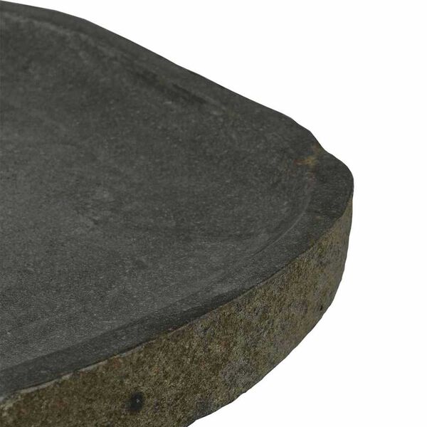 vidaXL Λεκάνη Γκρι (55-65) x (40-50) x 6 εκ. Πέτρα Ποταμού