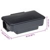 vidaXL Παγίδες ποντικιών 6 τεμάχια Μαύρο 22x12,5x7,5 εκ.