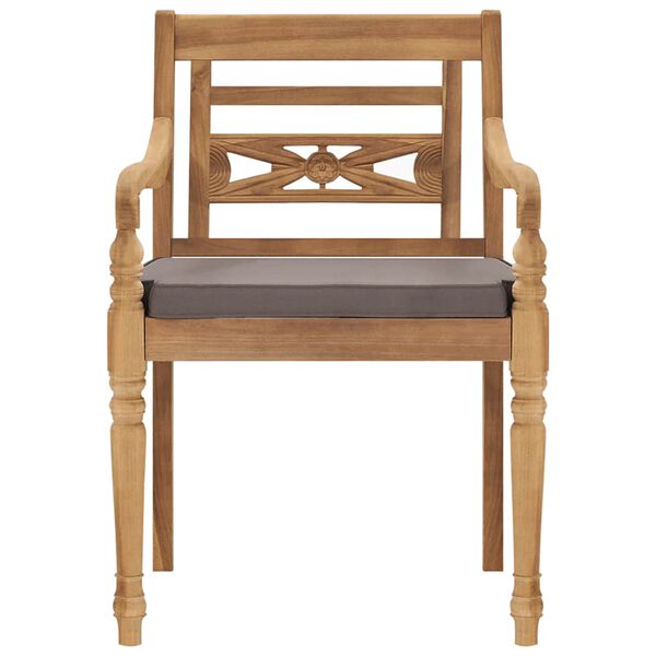 vidaXL &Sigma;&epsilon;&tau; &Tau;&rho;&alpha;&pi;&epsilon;&zeta;&alpha;&rho;ί&alpha;&sigmaf; &Kappa;ή&pi;&omicron;&upsilon; 7 &Tau;&epsilon;&mu;&alpha;&chi;ί&omega;&nu; &Mu;&alpha;&sigma;ί&phi; &Xi;ύ&lambda;&omicron; Teak &mu;&epsilon; &Mu;&alpha;&xi;&iota;&lambda;ά&rho;&iota;&alpha;