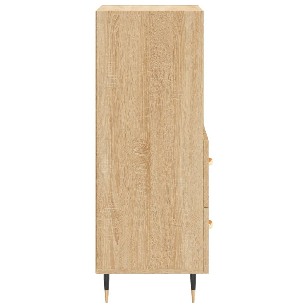 vidaXL Ντουλάπι Sonoma Δρυς 34,5x34x90 εκ. από Επεξεργασμένο Ξύλο