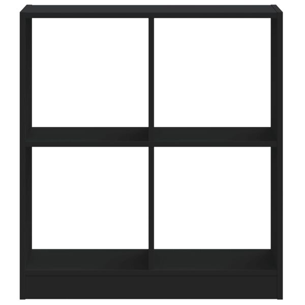 vidaXL Βιβλιοθήκη Μαύρη 68,5 x 32 x 75 εκ. από Επεξεργασμένο Ξύλο