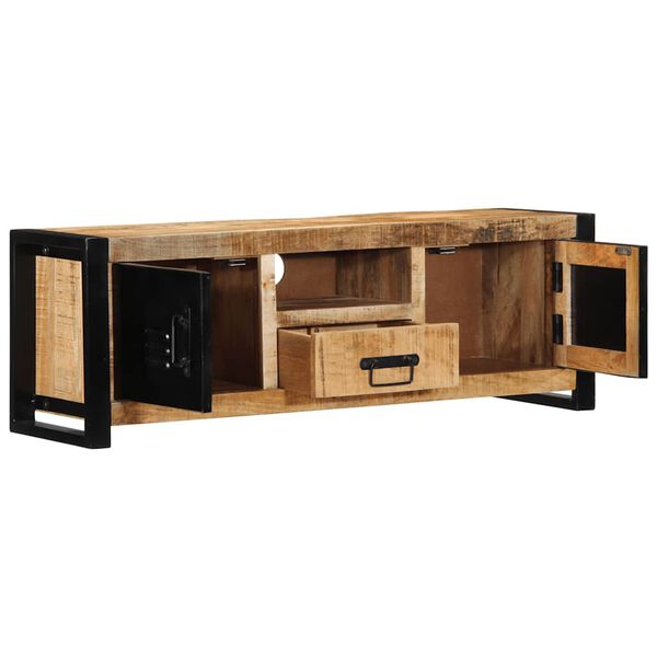 ντουλάπι τηλεόρασης vidaXL 100x30x35 cm Στερεό ακατέργαστο ξύλο Mango