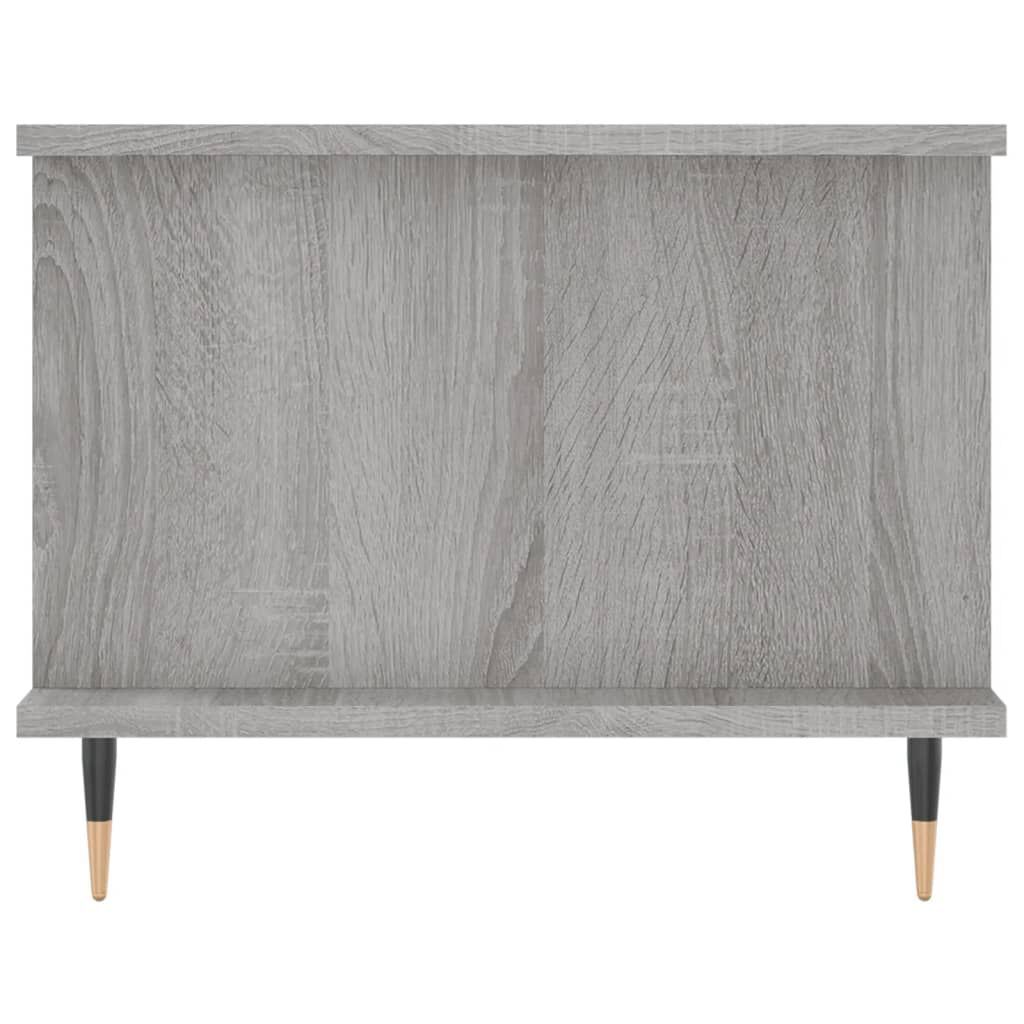 vidaXL Τραπεζάκι Σαλονιού Γκρι Sonoma 90x50x40 εκ. Επεξεργασμένο Ξύλο