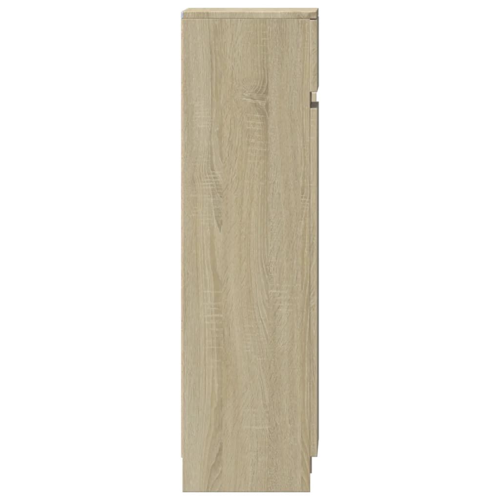 vidaXL Παπουτσοθήκη Sonoma Δρυς 100,5x28x100εκ. από Επεξεργασμένο Ξύλο