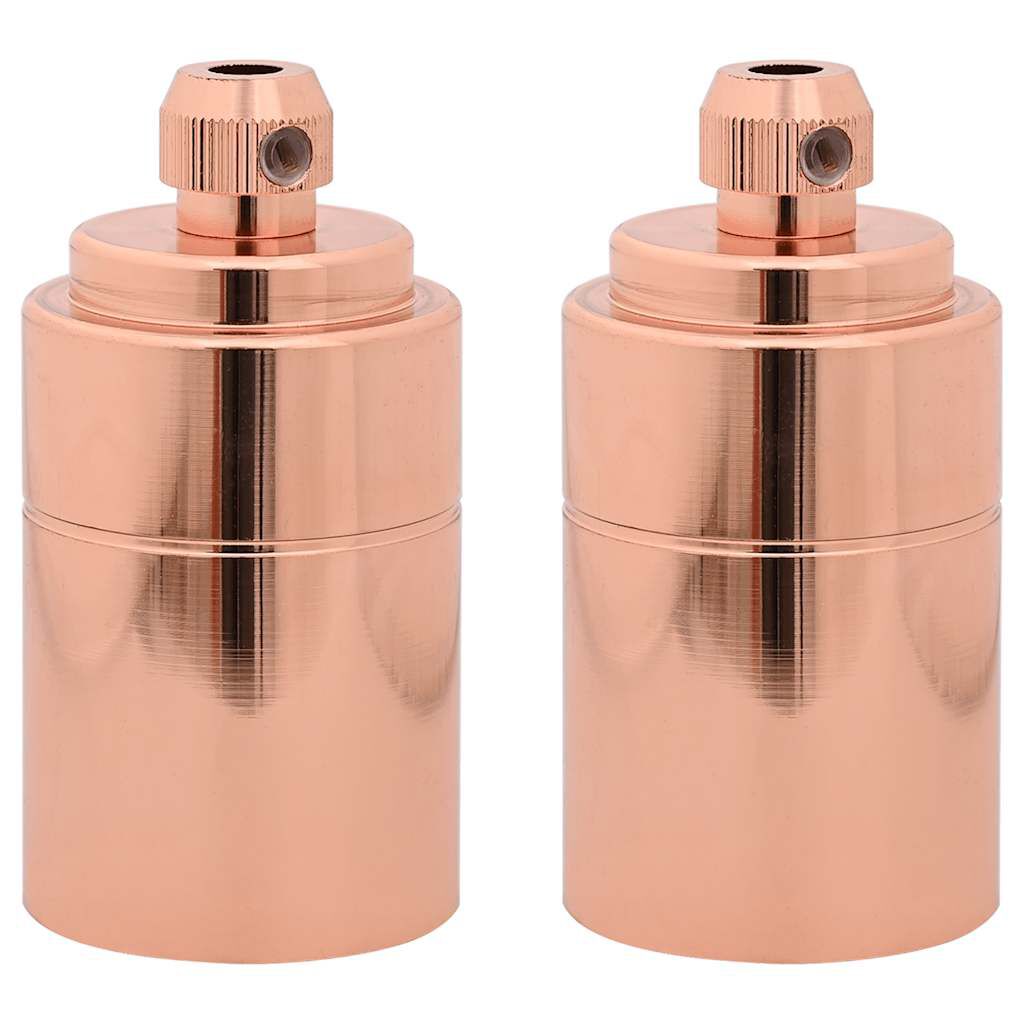 vidaXL Λαμπτήρες 2 τεμάχια Rose Gold E27