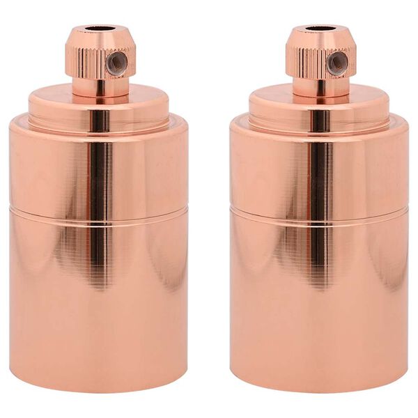 vidaXL Λαμπτήρες 2 τεμάχια Rose Gold E27