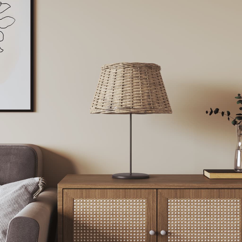 vidaXL Καπέλο Φωτιστικού Καφέ Ø50x30 εκ. από Wicker