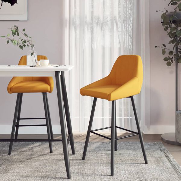 vidaXL &Sigma;&kappa;&alpha;&mu;&pi;ό &Mu;&pi;&alpha;&rho; 2 &tau;&epsilon;&mu;. &Kappa;&alpha;&phi;έ &Beta;&epsilon;&lambda;&omicron;ύ&delta;&iota;&nu;&alpha;