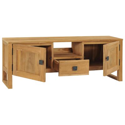 vidaXL Έπιπλο Τηλεόρασης 120 x 32 x 45 εκ. από Μασίφ Ξύλο Teak