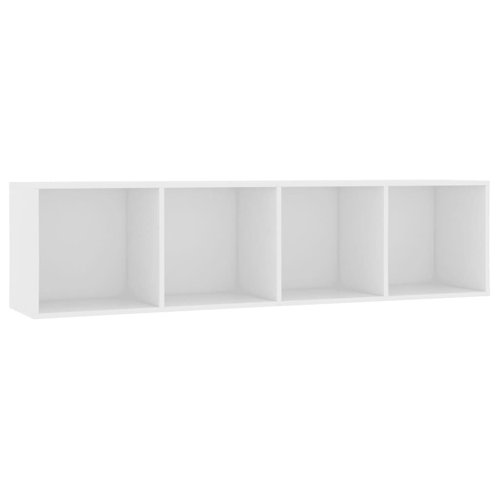 vidaXL Βιβλιοθήκη/Έπιπλο Τηλεόρασης Λευκό 143 x 30 x 36 εκ.