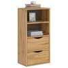vidaXL Συρταριέρα με Συρτάρια ODDA 40x24x79 εκ. από Μασίφ Ξύλο Πεύκου
