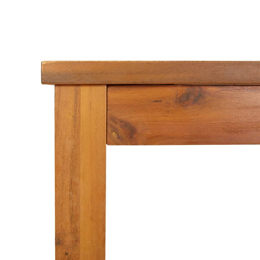 vidaXL Τραπεζαρία Κήπου 150 x 90 x 74 εκ. από Μασίφ Ξύλο Ακακίας