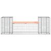 vidaXL Παγκάκι Συρματοκιβώτιο 183x41x60,5 εκ. Μασίφ Ξύλο Ψευδοτσούγκας