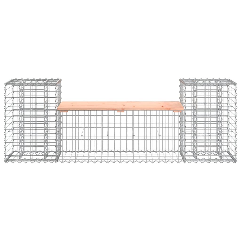 vidaXL Παγκάκι Συρματοκιβώτιο 183x41x60,5 εκ. Μασίφ Ξύλο Ψευδοτσούγκας