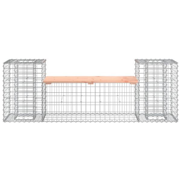 vidaXL Παγκάκι Συρματοκιβώτιο 183x41x60,5 εκ. Μασίφ Ξύλο Ψευδοτσούγκας