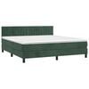 vidaXL &Kappa;&rho;&epsilon;&beta;ά&tau;&iota; Boxspring &mu;&epsilon; &Sigma;&tau;&rho;ώ&mu;&alpha; &Sigma;&kappa;&omicron;ύ&rho;&omicron; &Pi;&rho;ά&sigma;&iota;&nu;&omicron; 180x200&epsilon;&kappa;. &Beta;&epsilon;&lambda;&omicron;ύ&delta;&iota;&nu;&omicron;