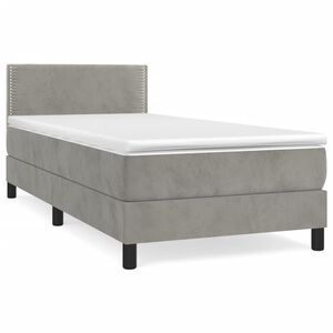 vidaXL &Kappa;&rho;&epsilon;&beta;ά&tau;&iota; Boxspring &mu;&epsilon; &Sigma;&tau;&rho;ώ&mu;&alpha; &Alpha;&nu;&omicron;&iota;&chi;&tau;ό &Gamma;&kappa;&rho;&iota; 100x200 &epsilon;&kappa;. &Beta;&epsilon;&lambda;&omicron;ύ&delta;&iota;&nu;&omicron;