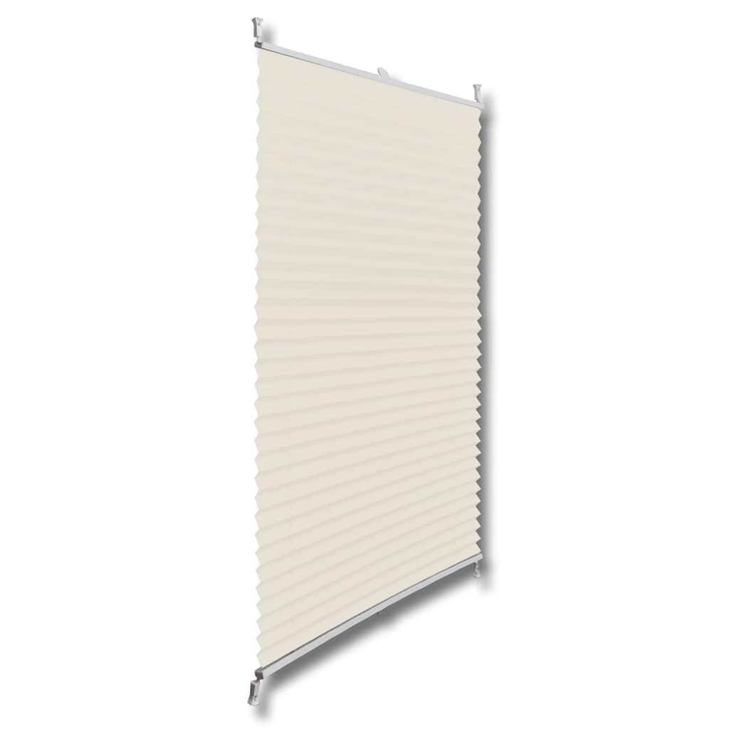 Πλισέ ρόλερ σκίασης 60x100cm Κρεμ