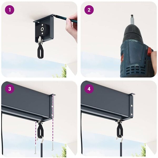 vidaXL &Sigma;&tau;ό&rho;&iota; &Sigma;&kappa;ί&alpha;&sigma;&eta;&sigmaf; &Rho;ό&lambda;&epsilon;&rho; &Epsilon;&xi;&omega;&tau;&epsilon;&rho;&iota;&kappa;&omicron;ύ &Chi;ώ&rho;&omicron;&upsilon; &Mu;&pi;&lambda;&epsilon; / &Lambda;&epsilon;&upsilon;&kappa;ό 160 x 250 &epsilon;&kappa;.