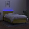 vidaXL &Kappa;&rho;&epsilon;&beta;ά&tau;&iota; Boxspring &mu;&epsilon; &Sigma;&tau;&rho;ώ&mu;&alpha; & LED &Pi;&rho;ά&sigma;&iota;&nu;&omicron; 80x200 &epsilon;&kappa;. &Upsilon;&phi;&alpha;&sigma;&mu;ά&tau;&iota;&nu;&omicron;