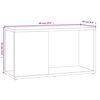 vidaXL Έπιπλο Τηλεόρασης Καπνιστή Δρυς 60x24x32 εκ. Επεξεργασμένο Ξύλο
