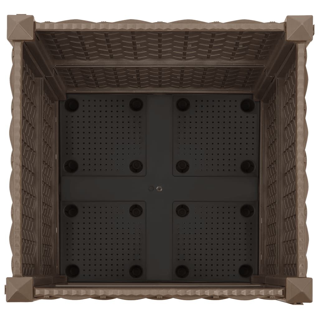 vidaXL Ζαρντινιέρα 40 x 40 x 38 εκ. από Πολυπροπυλένιο