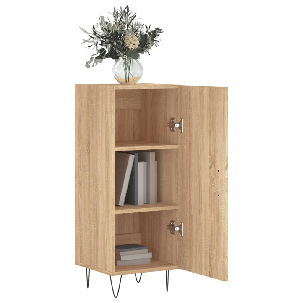 vidaXL Ντουλάπι Sonoma Δρυς 34,5x34x90 εκ. από Επεξεργασμένο Ξύλο