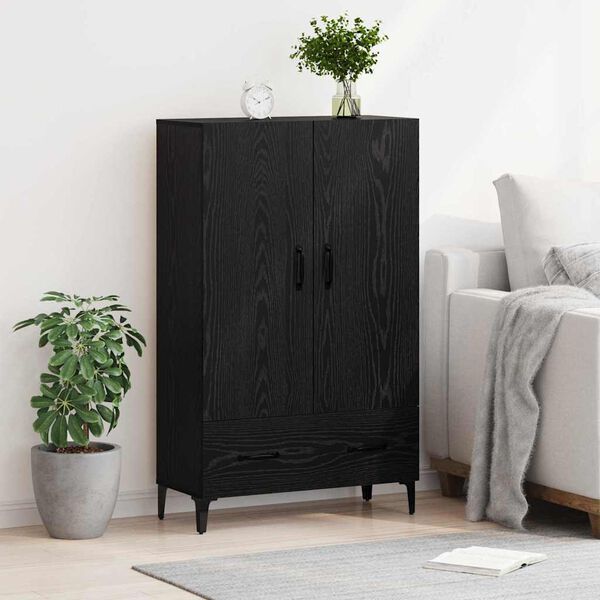vidaXL Highboard &mu;&epsilon; &sigma;&upsilon;&rho;&tau;ά&rho;&iota; &Mu;&alpha;ύ&rho;&eta; &Omicron;&xi;&upsilon;ά 70 x 31 x 115 &epsilon;&kappa;