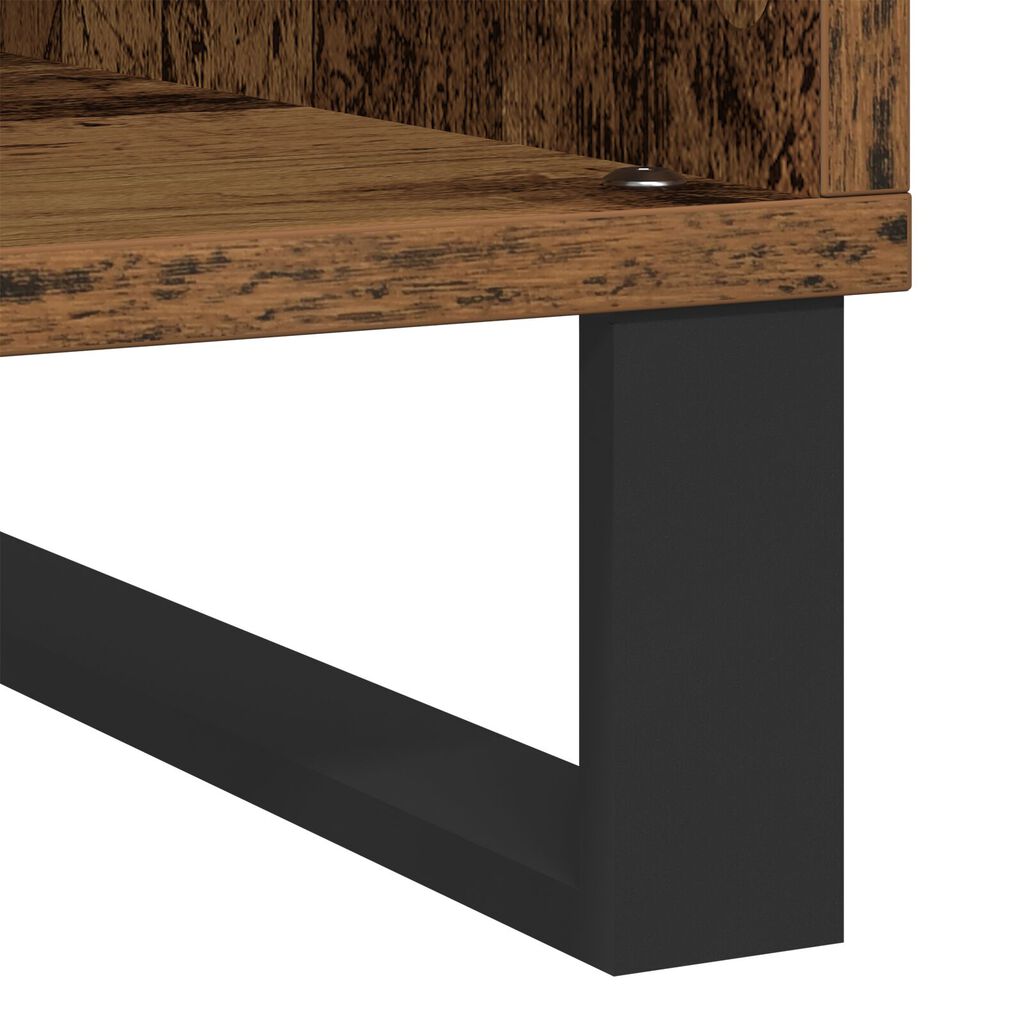 vidaXL Ντουλάπα Δίσκων Artisan Oak 84,5x38x89 εκ. Επεξεργασμένο Ξύλο