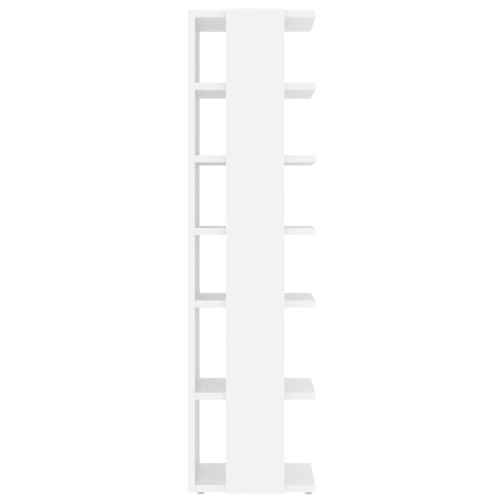 vidaXL Παπουτσοθήκες 2 τεμ. Λευκές 27,5x27x102 εκ. Επεξεργασμένο Ξύλο