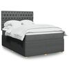 vidaXL &Kappa;&rho;&epsilon;&beta;ά&tau;&iota; Boxspring &mu;&epsilon; &Sigma;&tau;&rho;ώ&mu;&alpha; &Sigma;&kappa;&omicron;ύ&rho;&omicron; &Gamma;&kappa;&rho;&iota; 140x190 &epsilon;&kappa;. &Upsilon;&phi;&alpha;&sigma;&mu;ά&tau;&iota;&nu;&omicron;