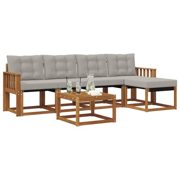 vidaXL &Sigma;&epsilon;&iota;&rho;ά &Kappa;&alpha;&nu;&alpha;&pi;έ &Epsilon;&xi;&omega;&tau;&epsilon;&rho;&iota;&kappa;&omicron;ύ 6 pcs &Phi;&upsilon;&sigma;&iota;&kappa;ό &kappa;&alpha;&iota; &Alpha;&nu;&omicron;&iota;&chi;&tau;ό &Gamma;&kappa;&rho;&iota;