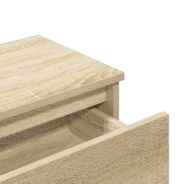 vidaXL Κομοδίνα 2 τεμ. Sonoma Δρυς 40 x 30 x 39 εκ. από Επεξ. Ξύλο