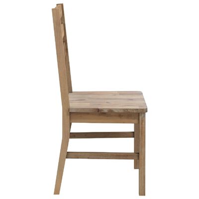 vidaXL Καρέκλες τραπεζαρίας 4 Τεμ. από Μασίφ ξύλο Ακακίας