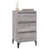 vidaXL Κομοδίνο Γκρι Sonoma 40x35x70 εκ. από Επεξεργασμένο Ξύλο