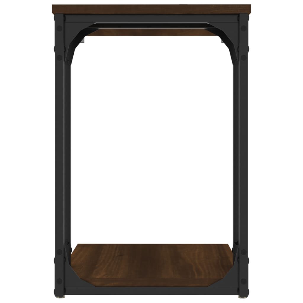vidaXL Βοηθητικό Τραπέζι Καφέ Δρυς 50 x 35 x 52 εκ. Επεξεργασμένο Ξύλο