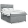 vidaXL &Kappa;&rho;&epsilon;&beta;ά&tau;&iota; Boxspring &mu;&epsilon; &Sigma;&tau;&rho;ώ&mu;&alpha; &Alpha;&nu;&omicron;&iota;&chi;&tau;ό &Gamma;&kappa;&rho;&iota; 140x200 &epsilon;&kappa;. &Upsilon;&phi;&alpha;&sigma;&mu;ά&tau;&iota;&nu;&omicron;
