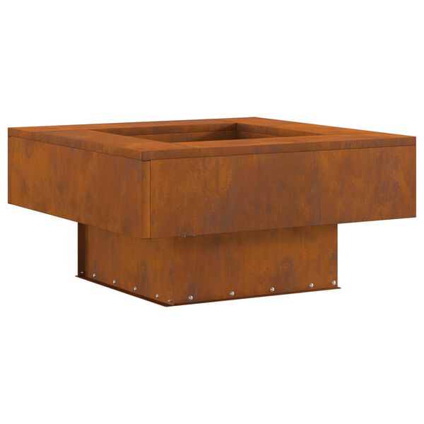 vidaXL Φωτιά Καφέ 60 x 60 x 30 cm Ατσάλι σκληρυθέν στον αέρα