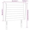 vidaXL Κεφαλάρι με Πτερύγια Πράσινο 83x23x118/128 εκ. Βελούδινο