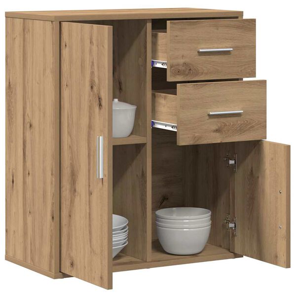 vidaXL &Pi;&lambda;&alpha;ϊ&nu;ό &gamma;&rho;&alpha;&phi;&epsilon;ί&omicron; Artisan Oak 60 x 31 x 70 &epsilon;&kappa; &Epsilon;&pi;&epsilon;&xi;&epsilon;&rho;&gamma;&alpha;&sigma;&mu;έ&nu;&omicron; &xi;ύ&lambda;&omicron;