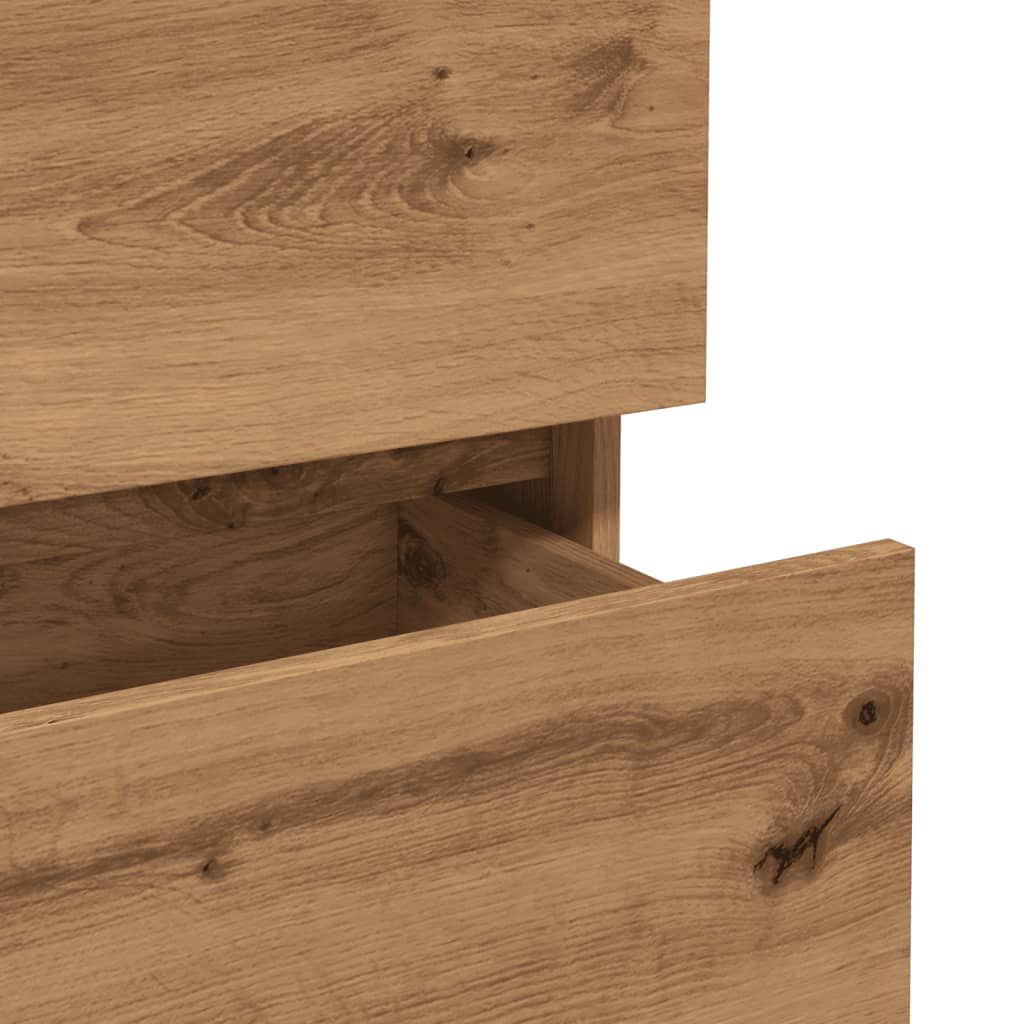 vidaXL Μπουφές Artisan Δρυς 70x41x75 εκ. από Επεξεργασμένο Ξύλο