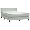 vidaXL &Kappa;&rho;&epsilon;&beta;ά&tau;&iota; Boxspring &mu;&epsilon; &Sigma;&tau;&rho;ώ&mu;&alpha; &Alpha;&nu;&omicron;&iota;&chi;&tau;ό &Gamma;&kappa;&rho;&iota; 160x220 &epsilon;&kappa;. &Beta;&epsilon;&lambda;&omicron;ύ&delta;&iota;&nu;&omicron;