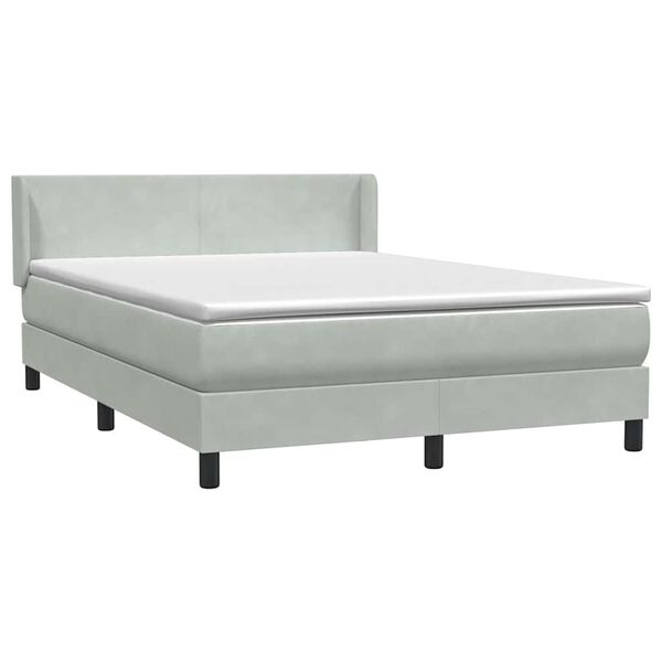 vidaXL &Kappa;&rho;&epsilon;&beta;ά&tau;&iota; Boxspring &mu;&epsilon; &Sigma;&tau;&rho;ώ&mu;&alpha; &Alpha;&nu;&omicron;&iota;&chi;&tau;ό &Gamma;&kappa;&rho;&iota; 160x220 &epsilon;&kappa;. &Beta;&epsilon;&lambda;&omicron;ύ&delta;&iota;&nu;&omicron;
