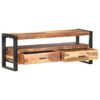 vidaXL Έπιπλο Τηλεόρασης 120x35x45 εκ Μασίφ Ξύλο με Φινίρισμα Sheesham
