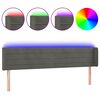 vidaXL &Kappa;&epsilon;&phi;&alpha;&lambda;ά&rho;&iota; &Kappa;&rho;&epsilon;&beta;&alpha;&tau;&iota;&omicron;ύ LED &Sigma;&kappa;&omicron;ύ&rho;&omicron; &Gamma;&kappa;&rho;&iota; 183x16x78/88 &epsilon;&kappa;. &Beta;&epsilon;&lambda;&omicron;ύ&delta;&iota;&nu;&omicron;