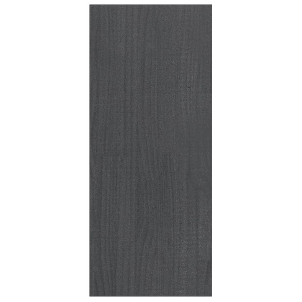 vidaXL Βιβλιοθήκη/Διαχωριστικό Χώρου Γκρι 100x30x71,5 εκ. Ξύλο Πεύκου