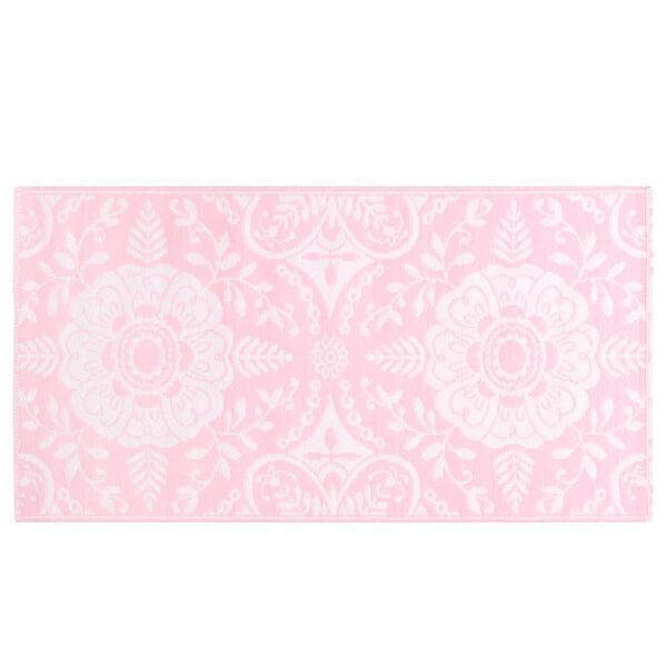 vidaXL Χαλί εξωτερικού χώρου ARAKIL ροζ 80x150 cm PP