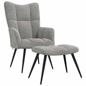 vidaXL &Pi;&omicron;&lambda;&upsilon;&theta;&rho;ό&nu;&alpha; Relax &Alpha;&nu;&omicron;&iota;&chi;&tau;ό &Gamma;&kappa;&rho;&iota; &Beta;&epsilon;&lambda;&omicron;ύ&delta;&iota;&nu;&eta; &mu;&epsilon; &Sigma;&kappa;&alpha;&mu;&pi;ό