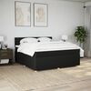 vidaXL &Kappa;&rho;&epsilon;&beta;ά&tau;&iota; Boxspring &mu;&epsilon; &Sigma;&tau;&rho;ώ&mu;&alpha; &Mu;&alpha;ύ&rho;&omicron; 180x200 &epsilon;&kappa;. &Upsilon;&phi;&alpha;&sigma;&mu;ά&tau;&iota;&nu;&omicron;